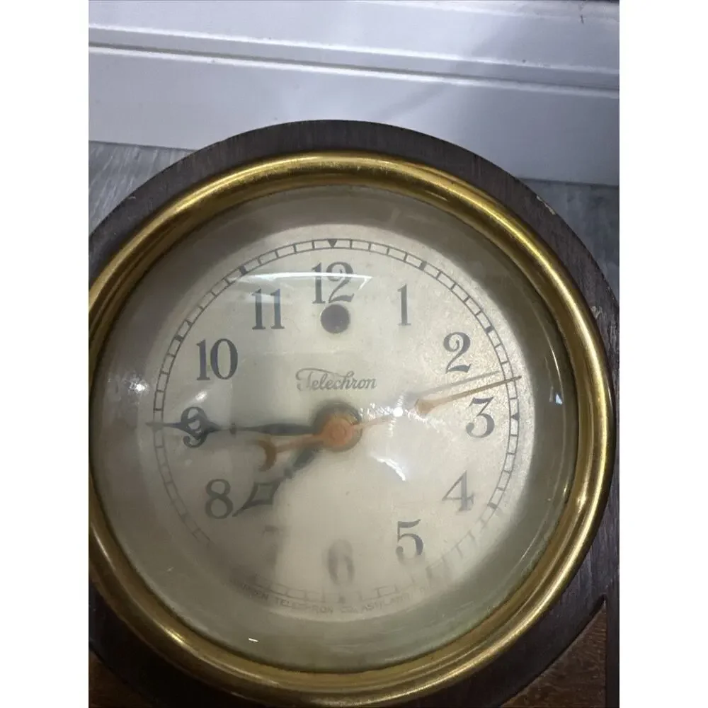 Vintage GE TELECHRON Model M1 CLOCK - Working Clock *